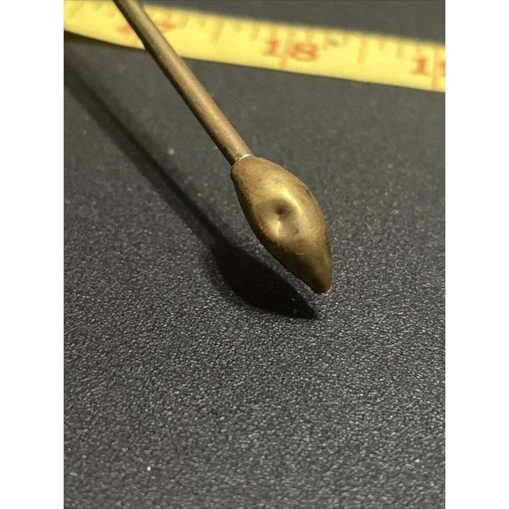 Angel Long Handle Candle Snuffer Brass  7” Mexico